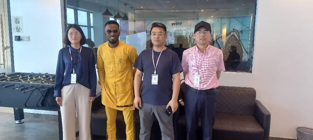 Fourfour Technology representative with a technology partner team